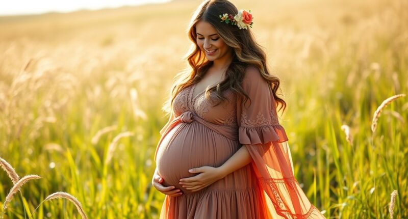 boho maternity dress options