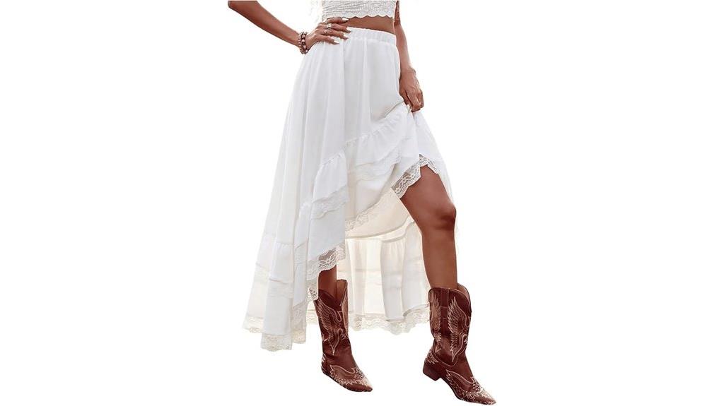 boho maxi skirt