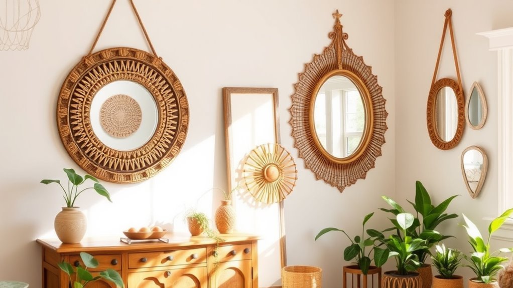 boho mirrors elevate decor