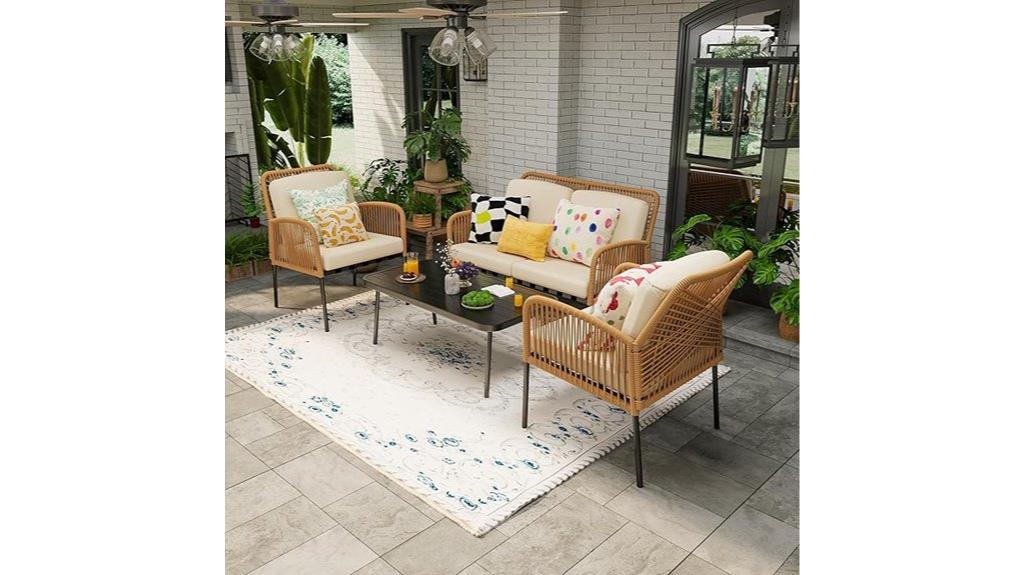 boho patio furniture set