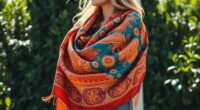 boho printed scarves 2025
