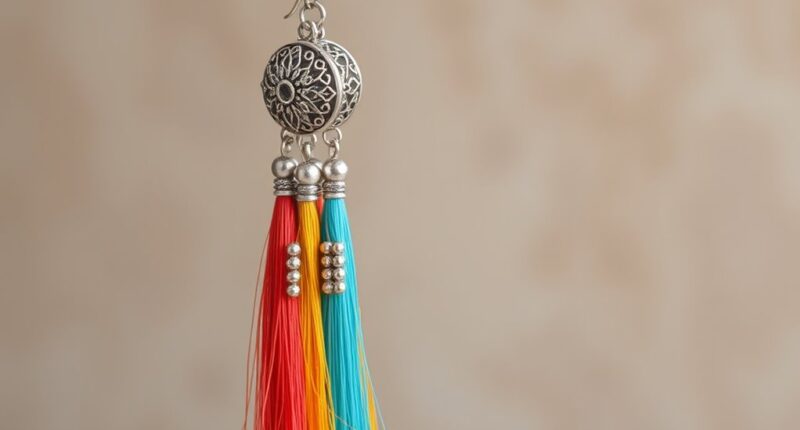 boho tassel earrings collection