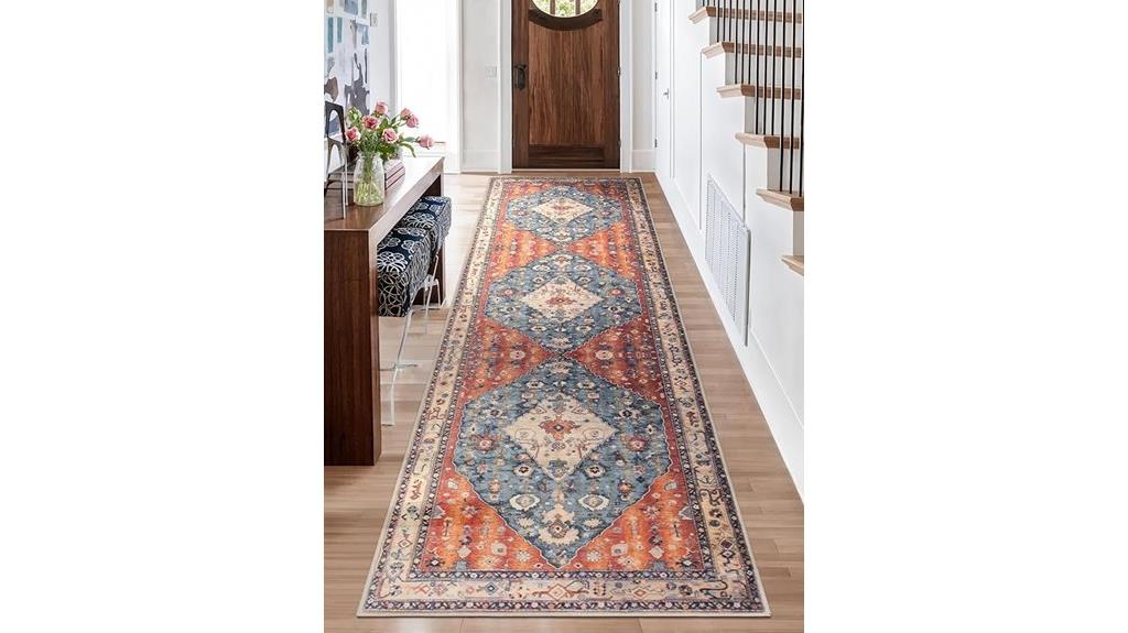boho vintage non slip rug