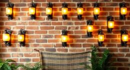 boho warm wall lighting