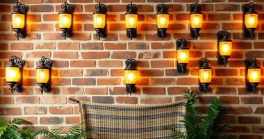 boho warm wall lighting