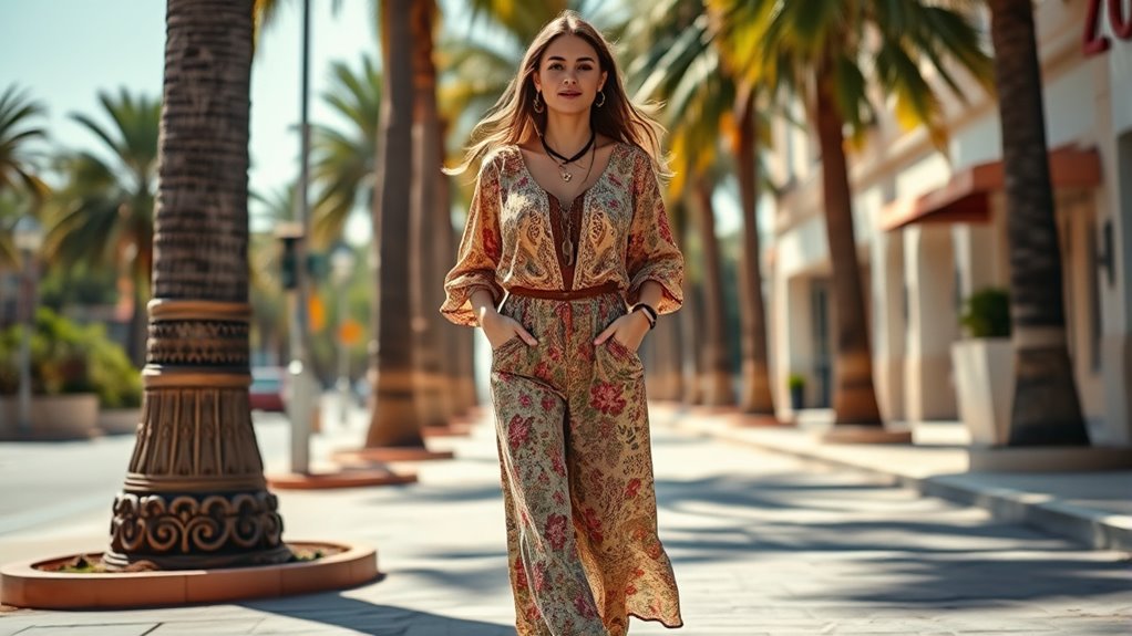 boho wide leg pants