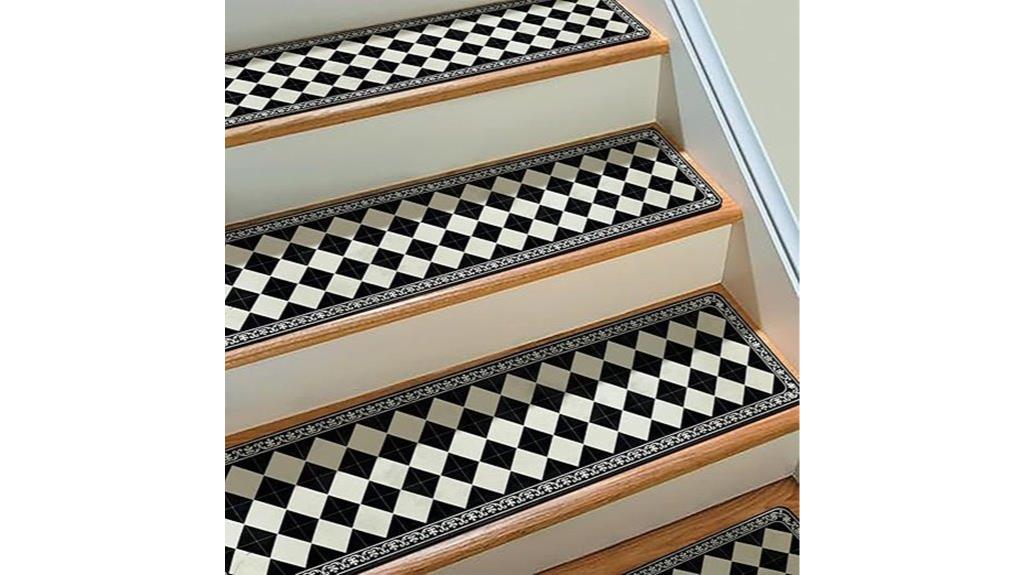 boho wooden step treads