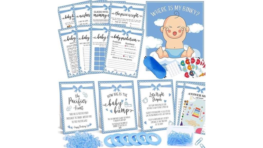 boy baby shower games
