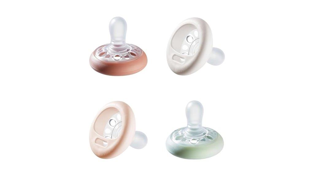 breast like pacifiers pack four