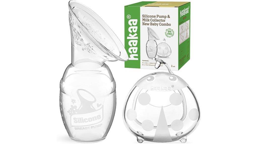 breast pump and collector