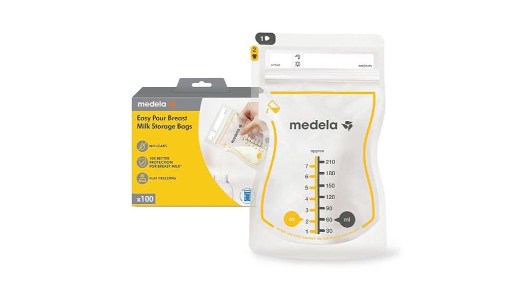 breastmilk storage bags 100