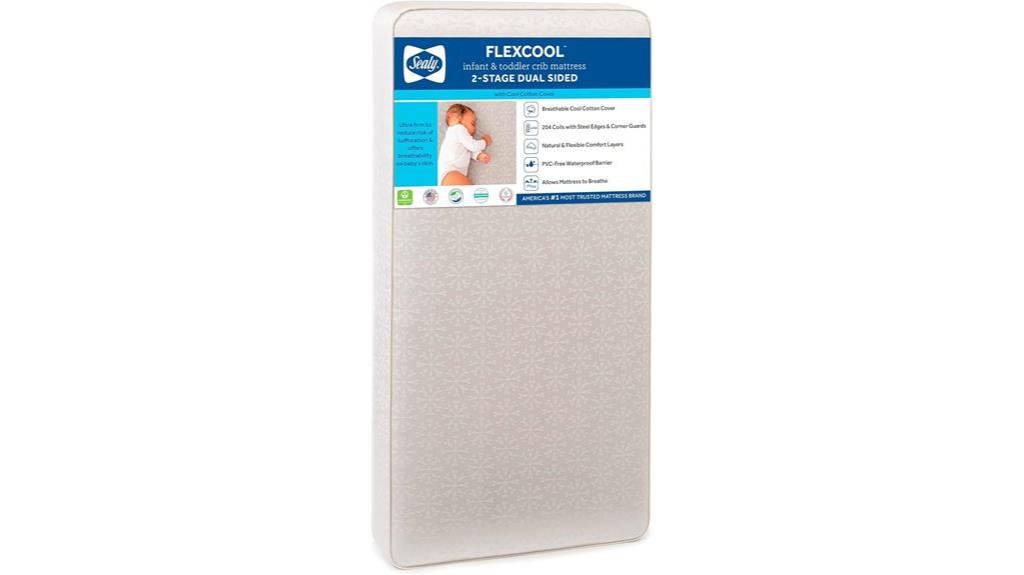 breathable 2 stage crib mattress