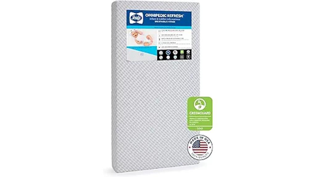 breathable baby crib mattress