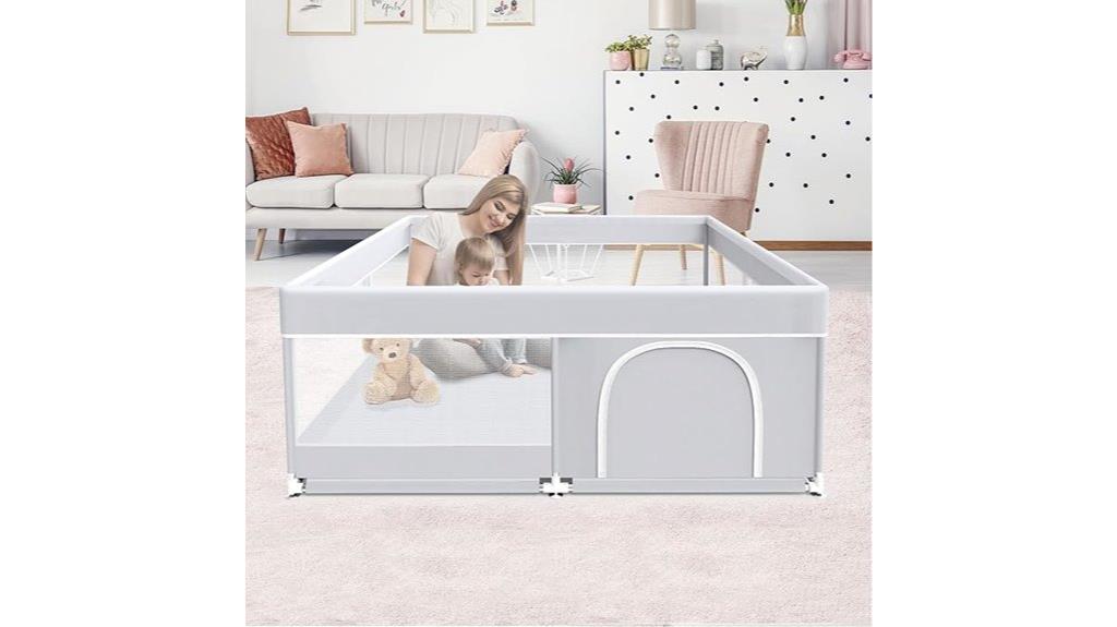 breathable mesh playpen