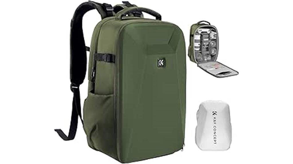 camera backpack with laptop