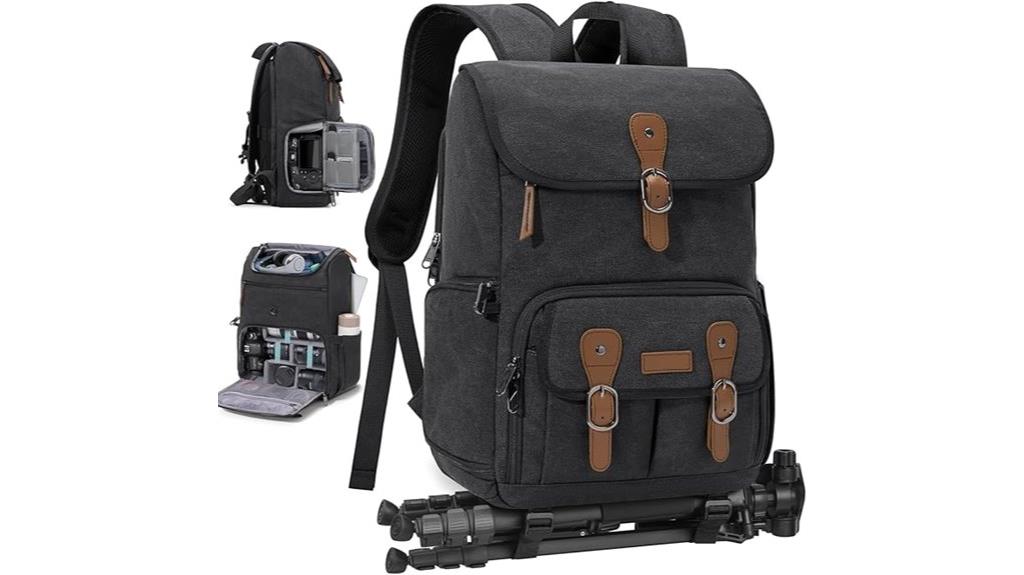 camera backpack with laptop