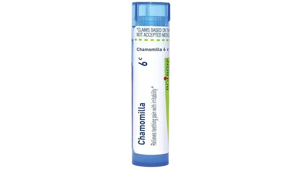chamomilla 6c pellets for teething
