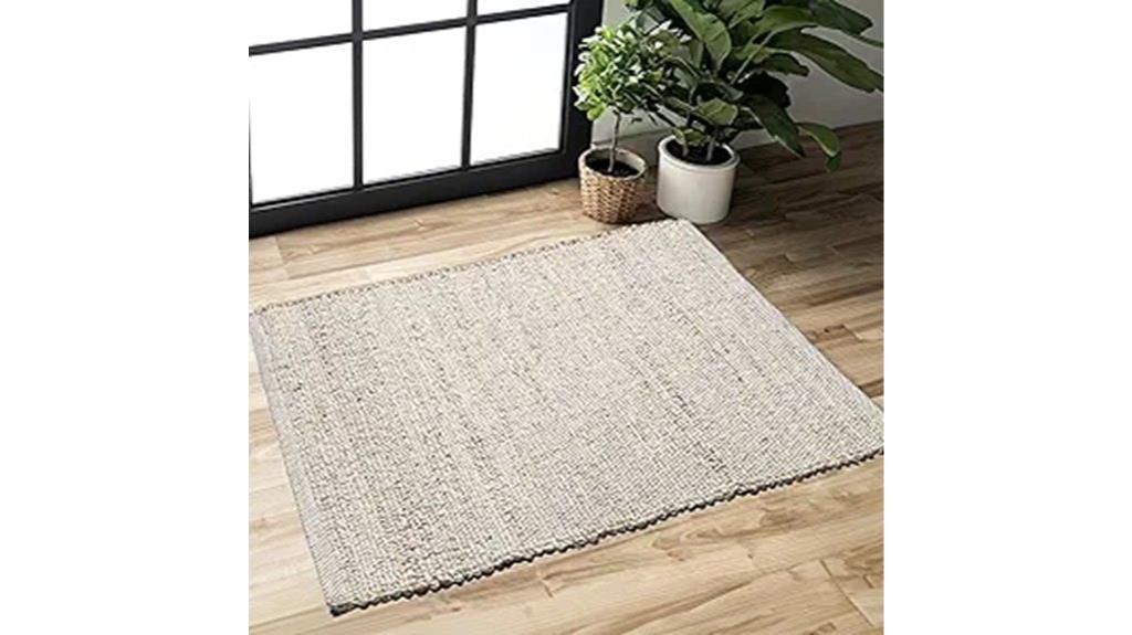 chardin jute cotton rug
