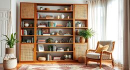 charming boho bookcase ideas