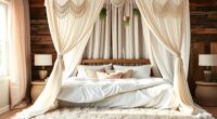 chic boho bed canopies