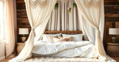 chic boho bed canopies