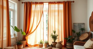 chic boho curtain choices