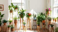 chic boho plant stands