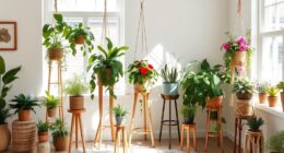chic boho plant stands