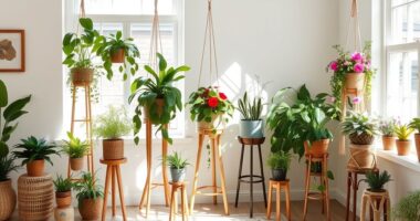 chic boho plant stands