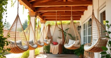 chic comfortable boho seating