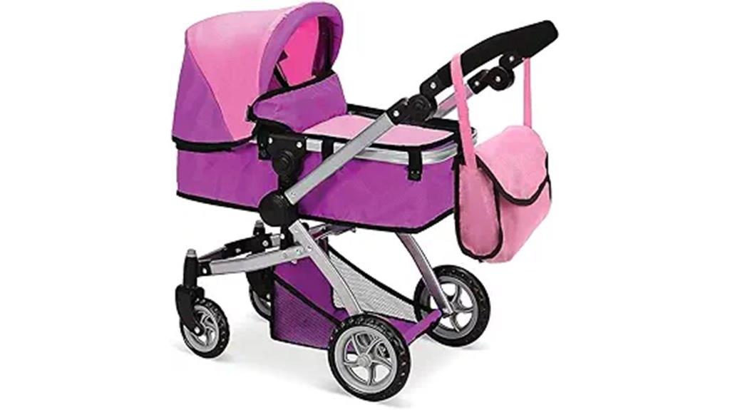 child s portable doll stroller