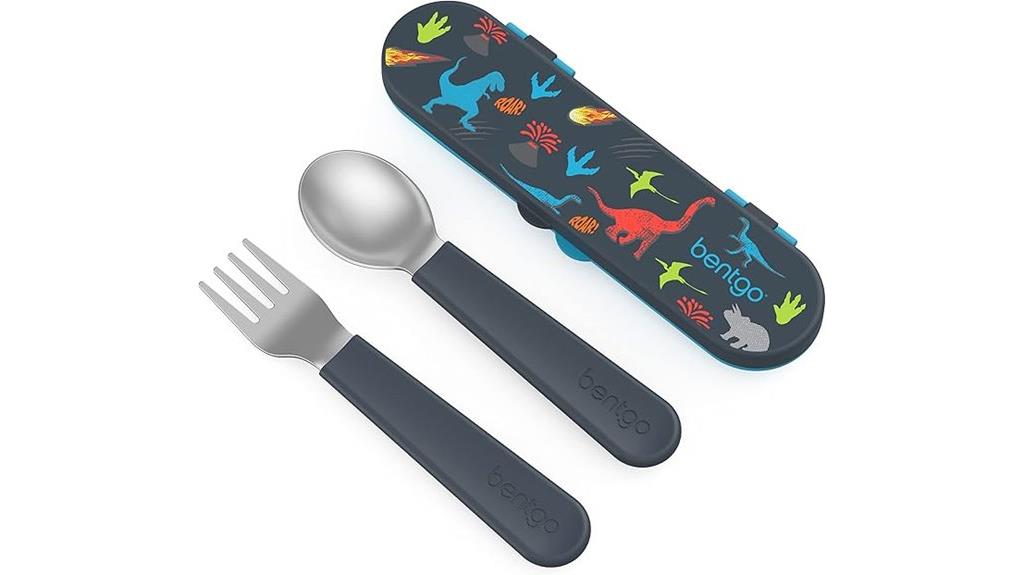 child sized stainless steel utensils