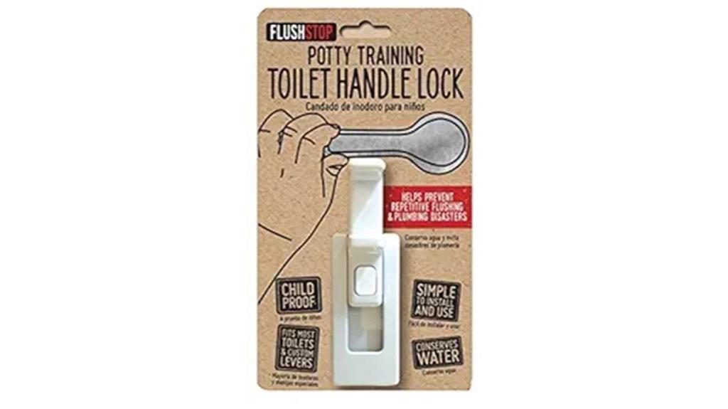 childproof toilet handle lock