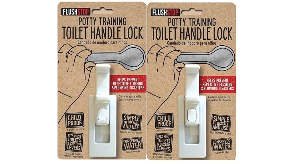childproof toilet handle lock