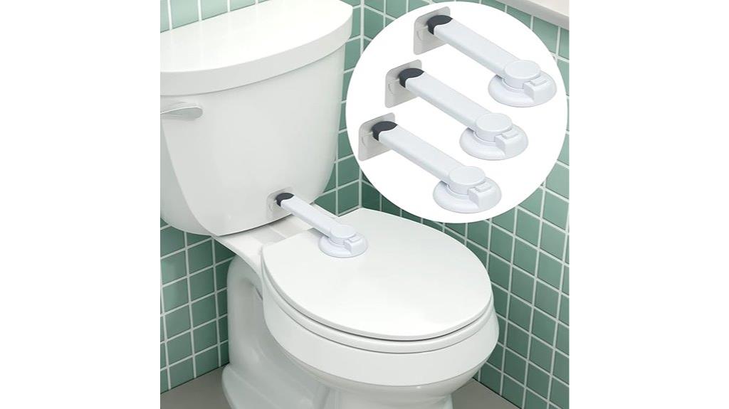 childproof toilet lock pack