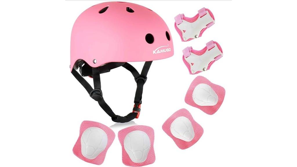 children s bike helmet set