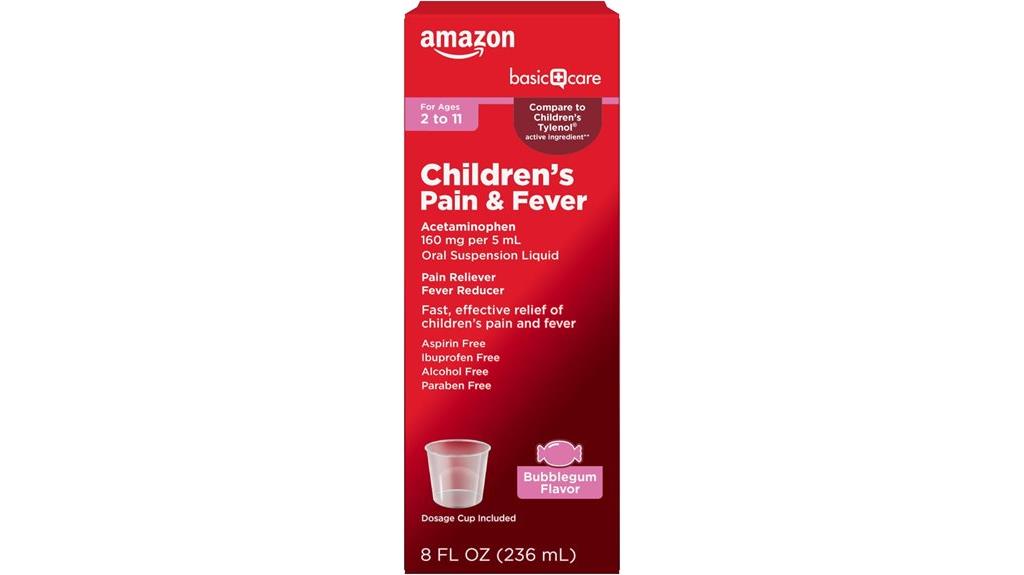 children s pain relief suspension