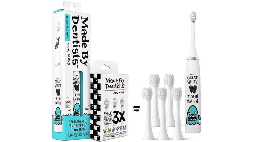 children s rechargeable toothbrush set