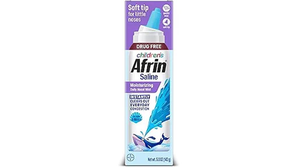 children s saline mist