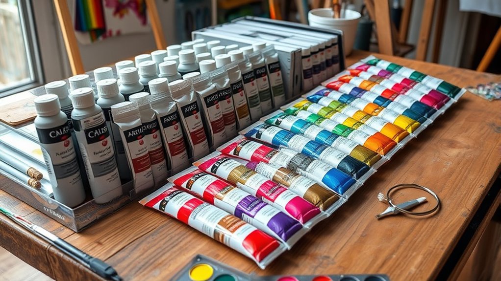 choosing quality acrylic paint