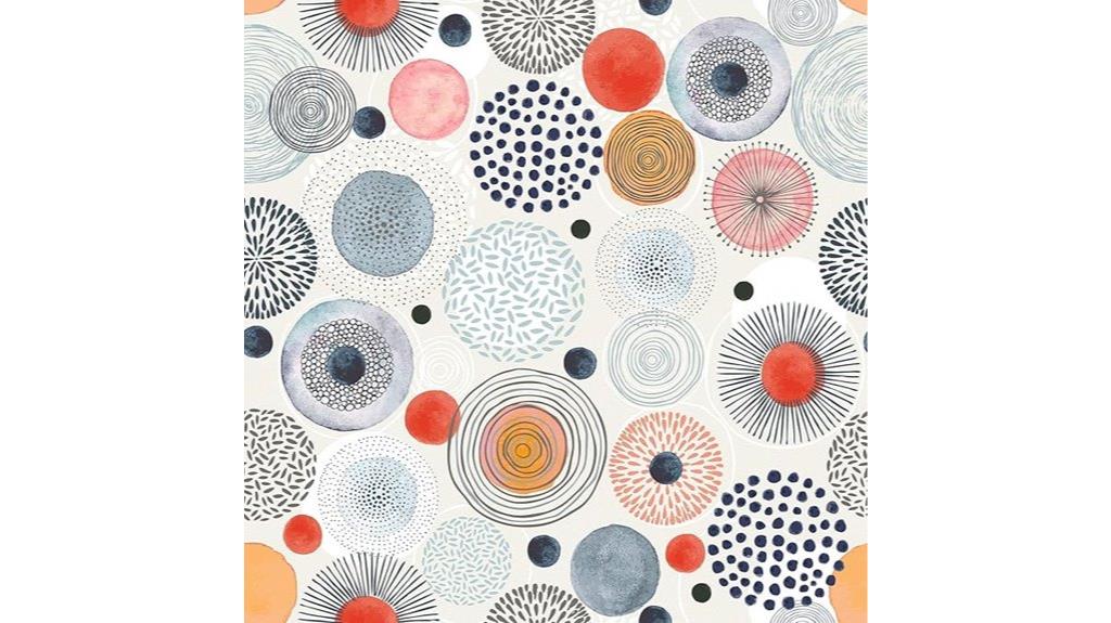 circle pattern peel and stick