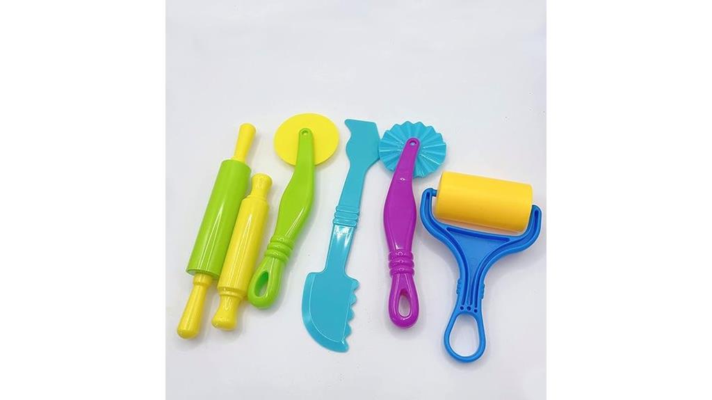 clay and dough tools set