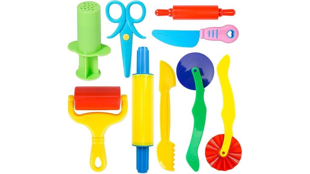 clay dough tool set