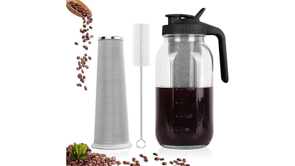 cold brew mason jar
