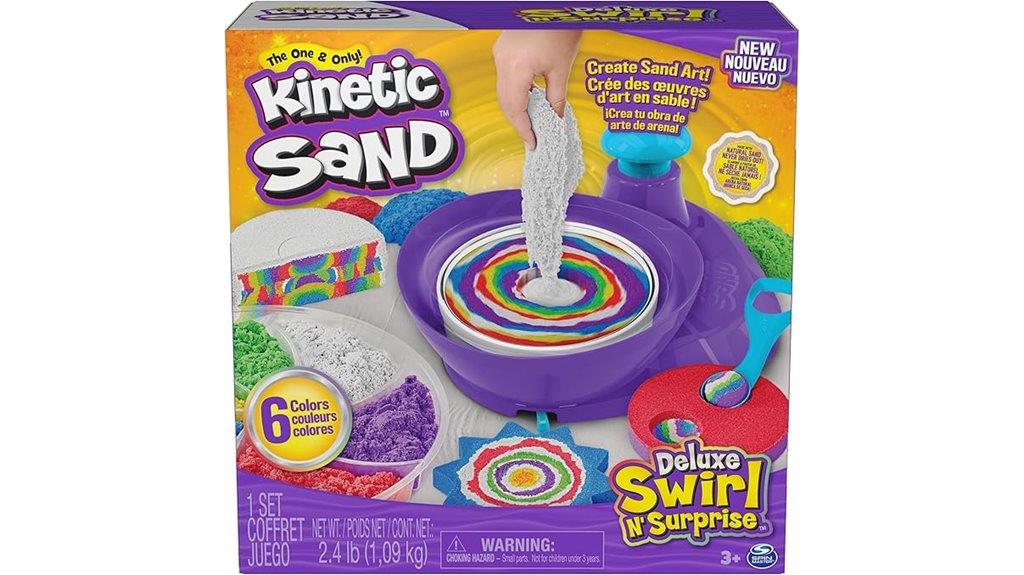 colorful kinetic sand surprises