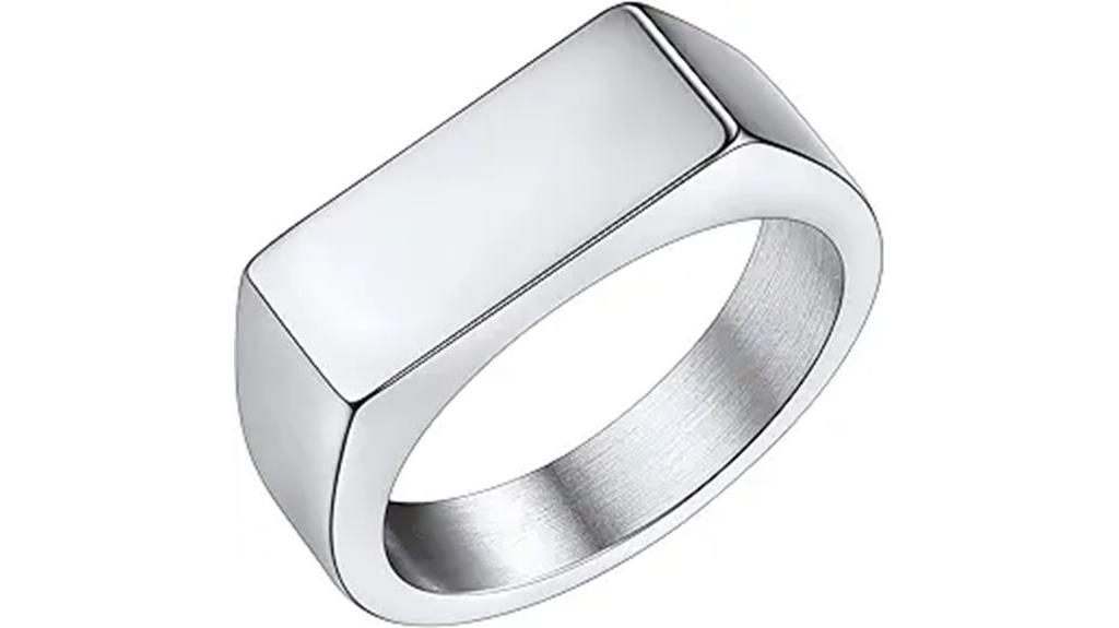 colorful stainless steel ring