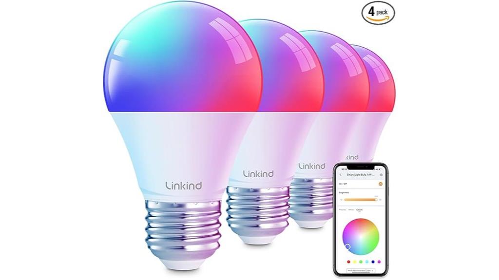 colorful wifi bluetooth bulbs