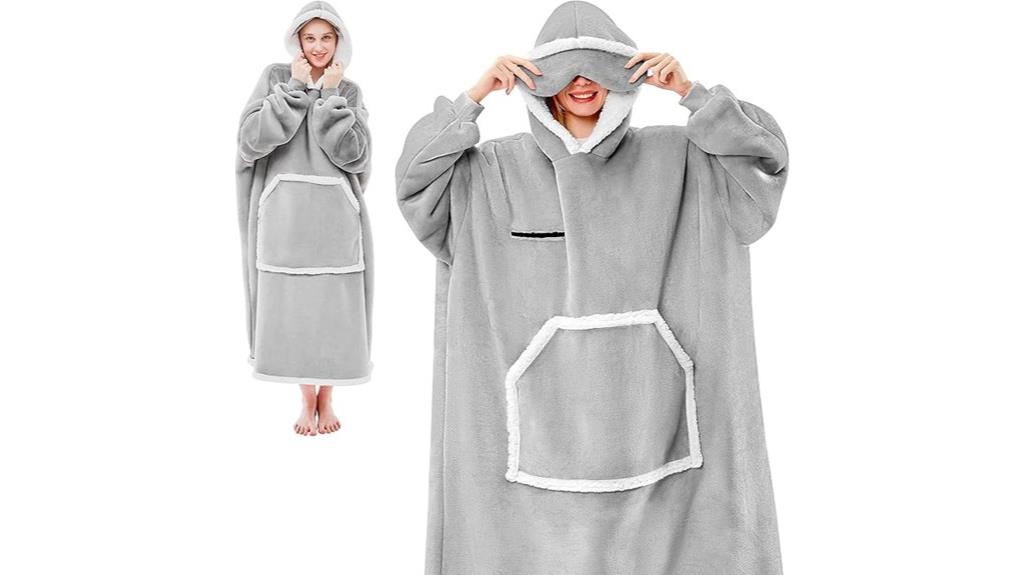 comfortable grey hoodie