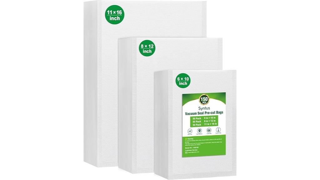 commercial grade precut bags