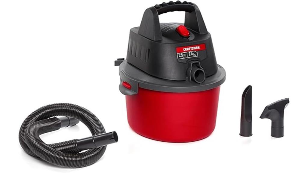 compact 2 5 gallon wet dry vac